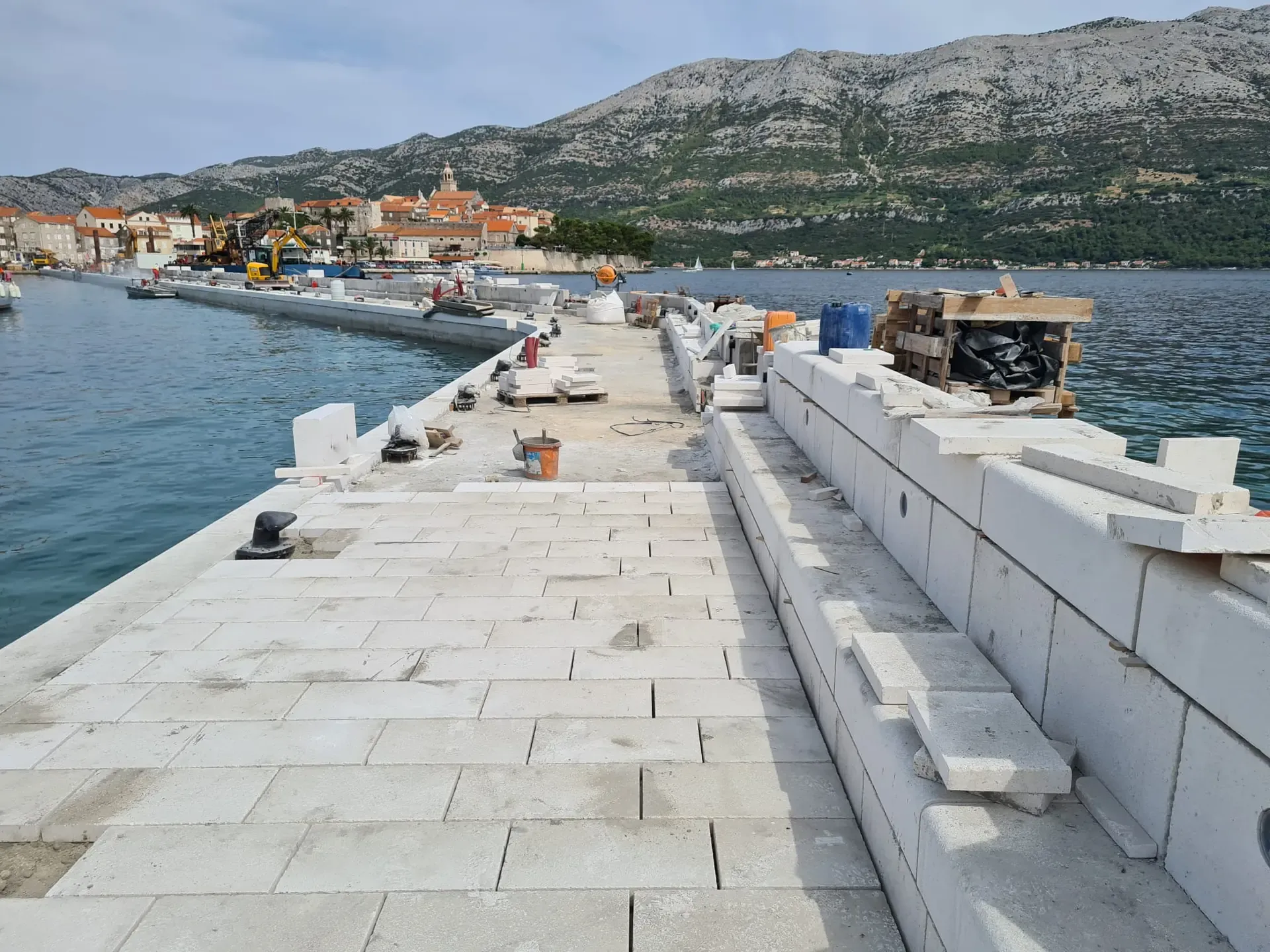 Rekonstrukcija lukobrana ACI marine Korčula — prikaz 3