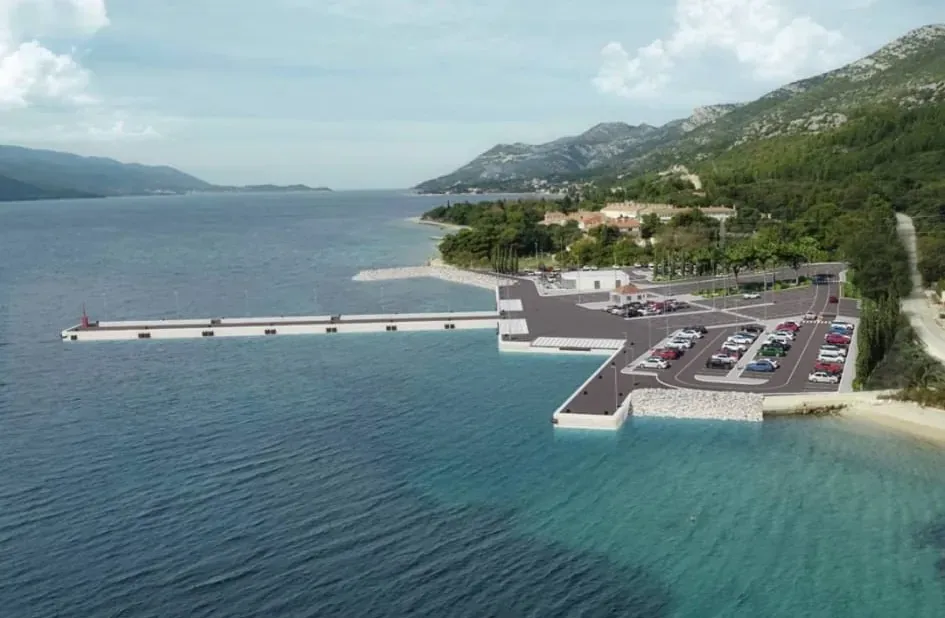 Luka otvorena za javni promet Perna – trajektno pristanište — prikaz 2