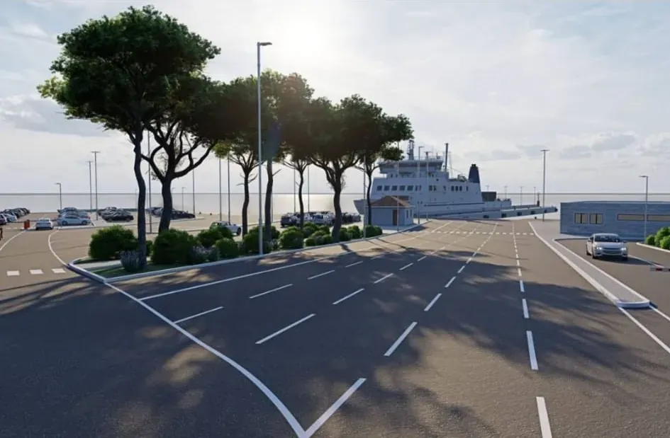 Luka otvorena za javni promet Perna – trajektno pristanište — prikaz 6