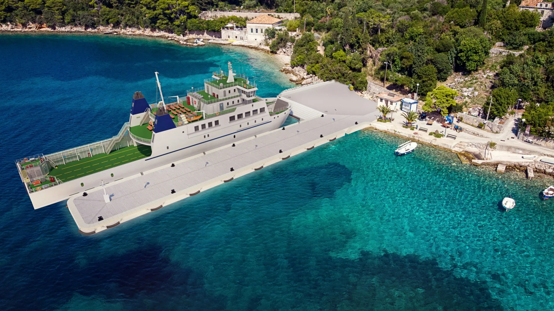 Rekonstrukcija luke za javni promet Donje Čelo — prikaz 2