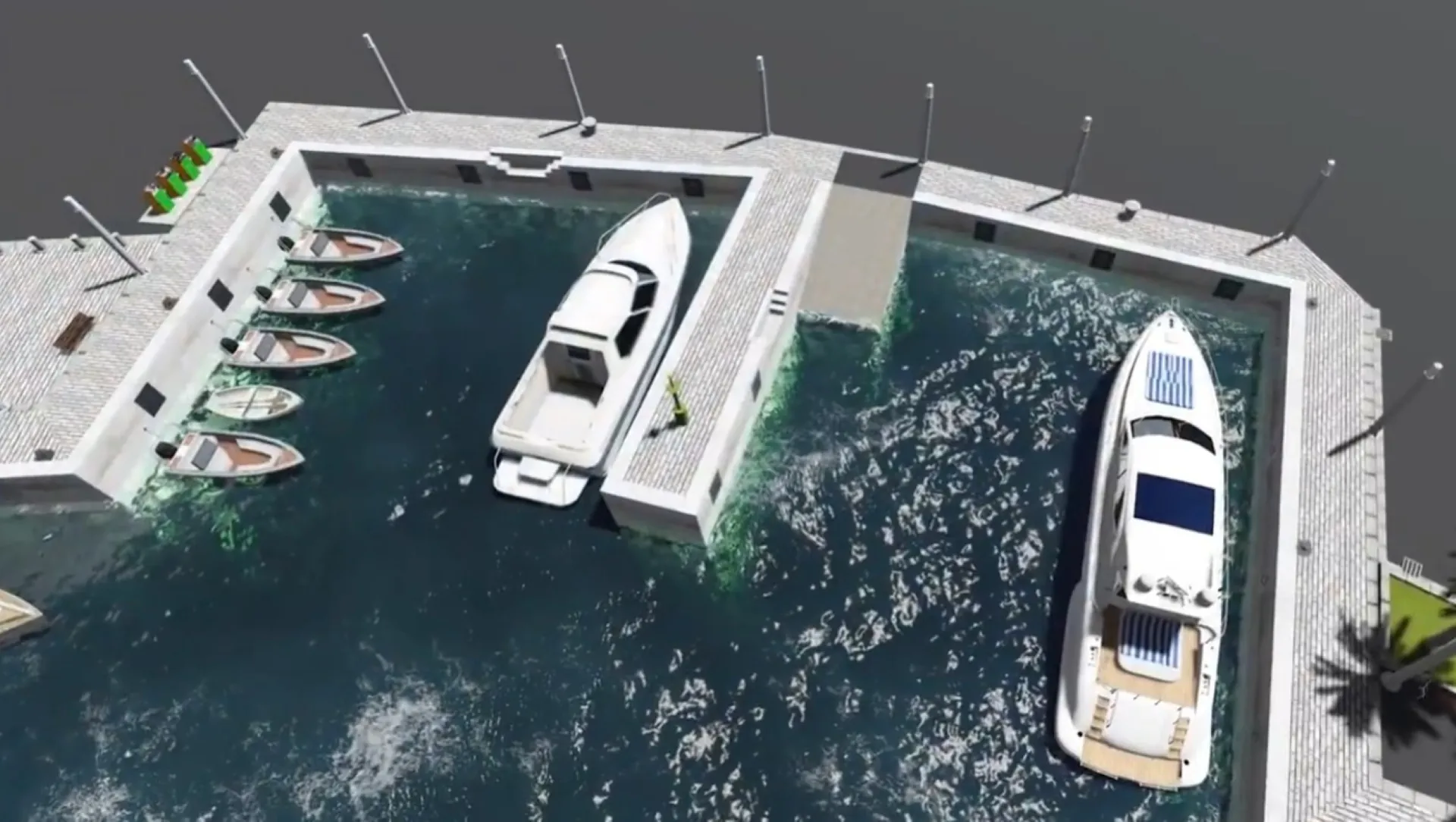 Sanacija dijela obale i izgradnja gata u luci Cavtat — prikaz 2