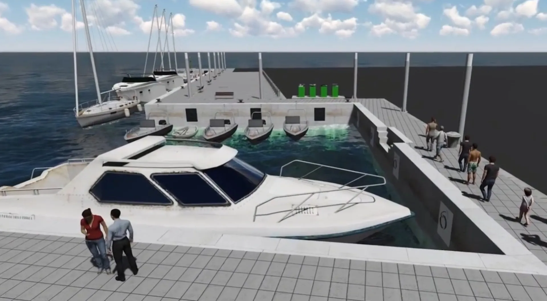 Sanacija dijela obale i izgradnja gata u luci Cavtat — prikaz 3