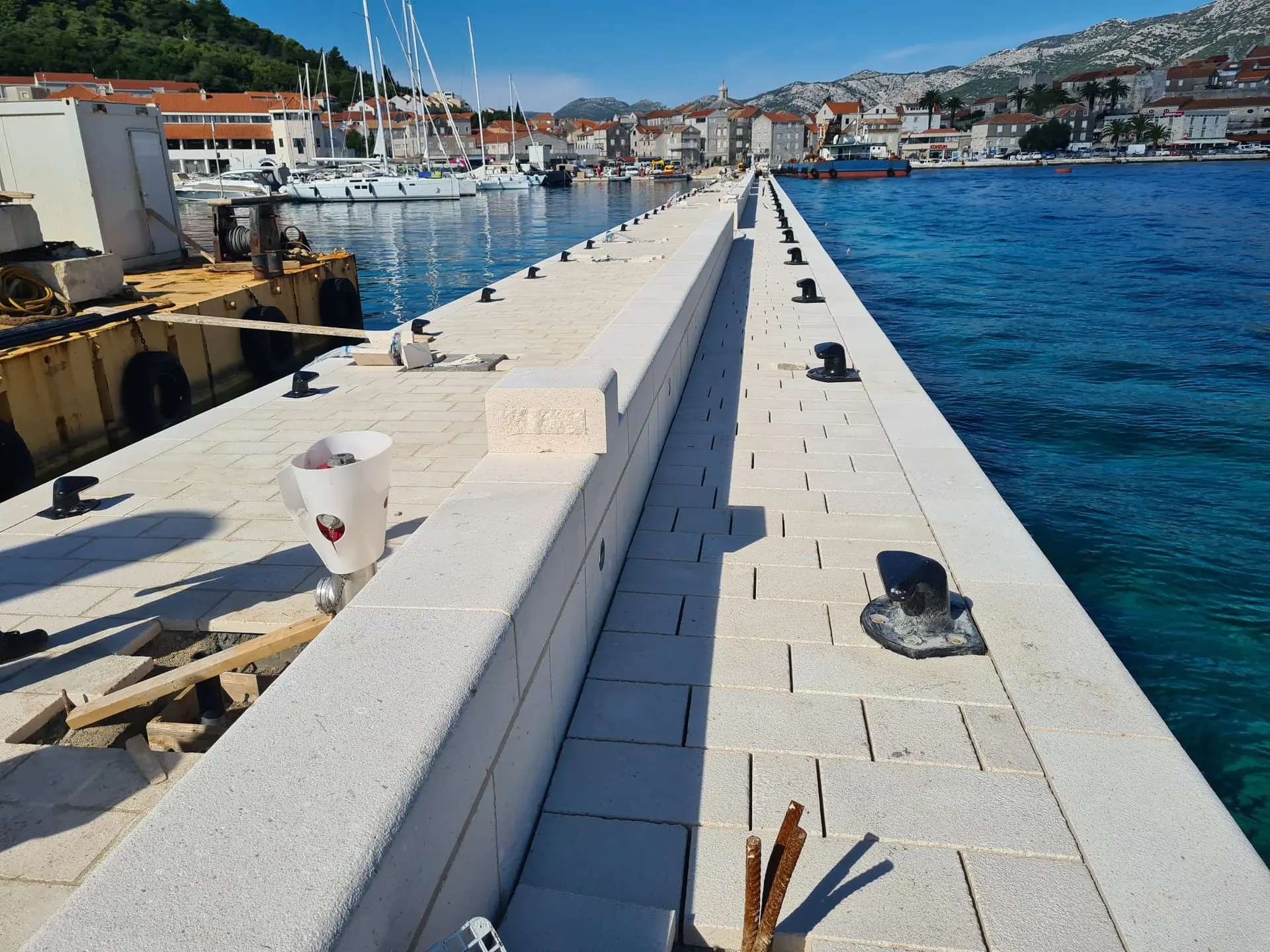 Rekonstrukcija lukobrana ACI marine Korčula — prikaz 4