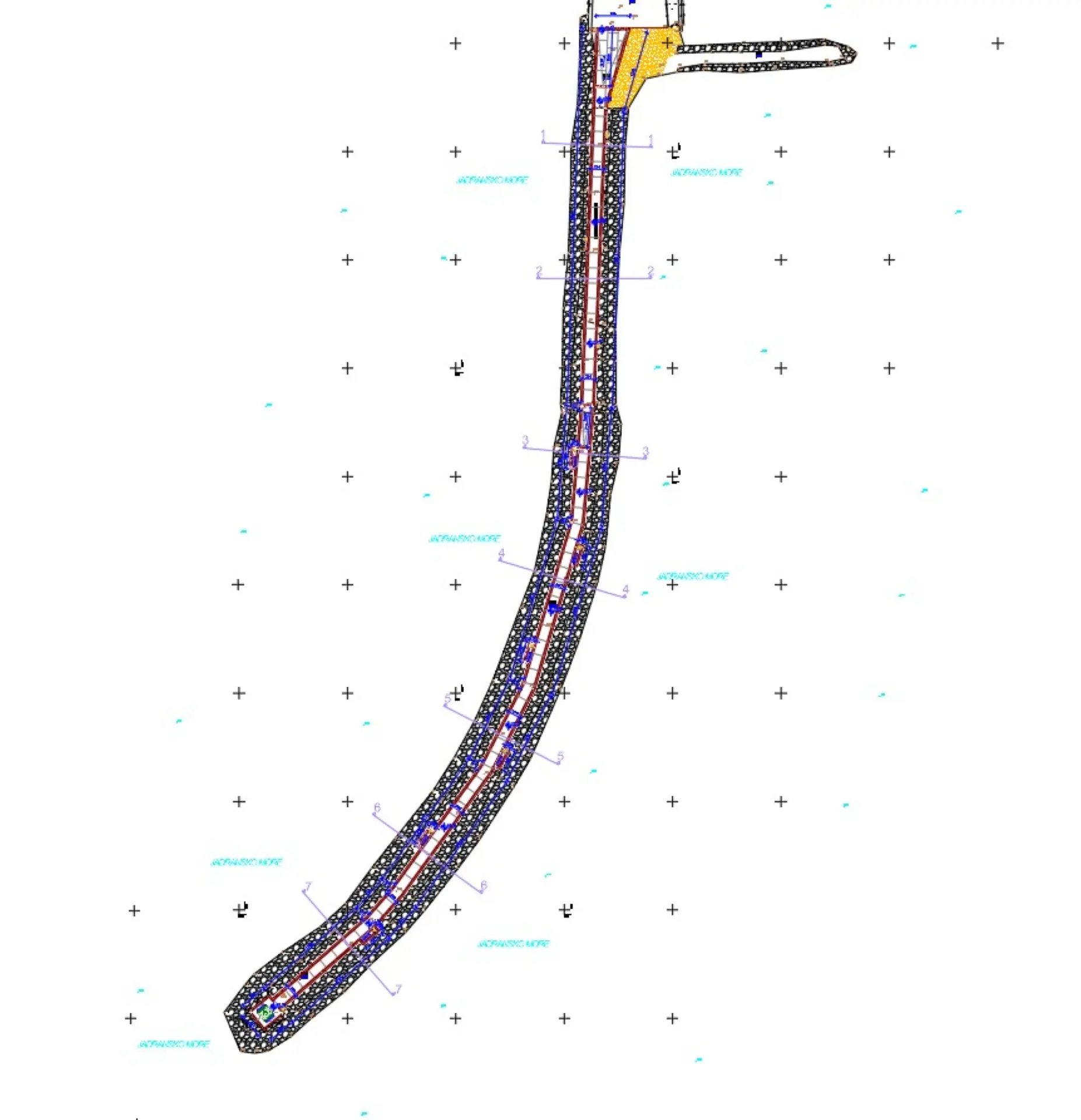 Izgradnja šetnice na postojećem lukobranu u Omišu — prikaz 1